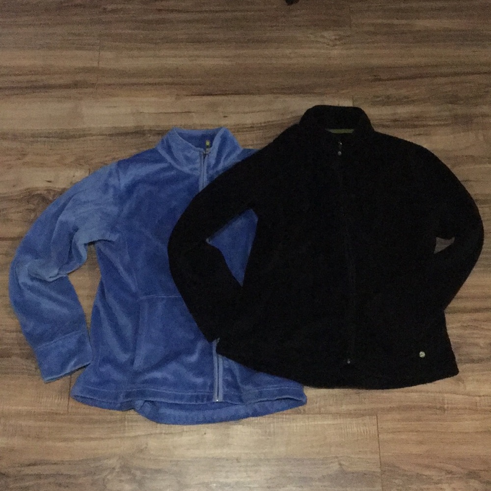 2 for 1! Fleece Zip Up Jackets (super soft!)